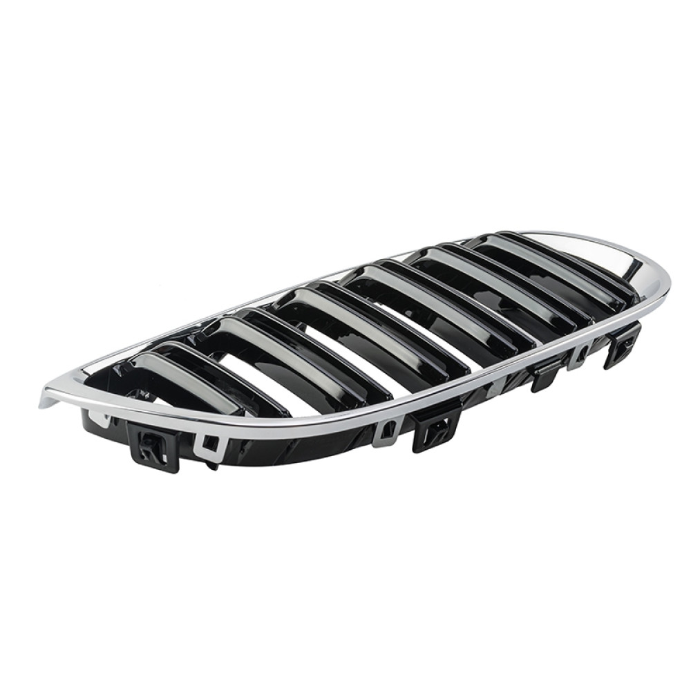 Решітка радіатора (ніздрі) BMW 3-Series E92/E93 (2007-2010) в стилі M3 Gloss Black/Chrome