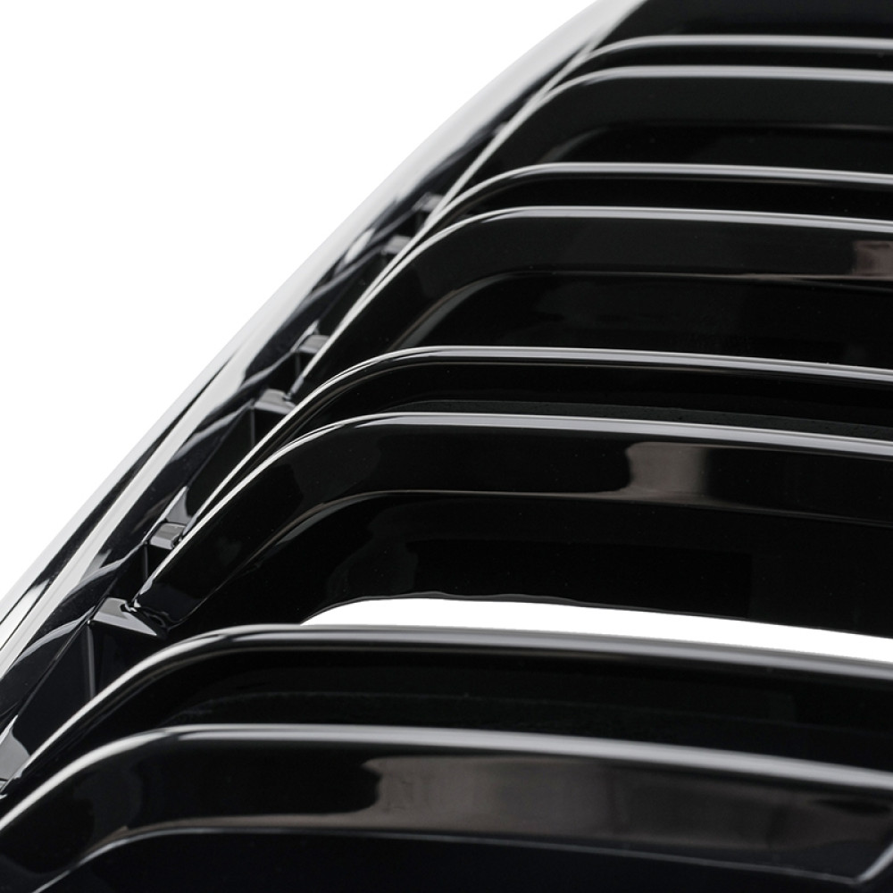 Решітка радіатора (ніздрі) BMW 3-Series E92/E93 (2007-2010) в стилі M3 Gloss Black/Chrome