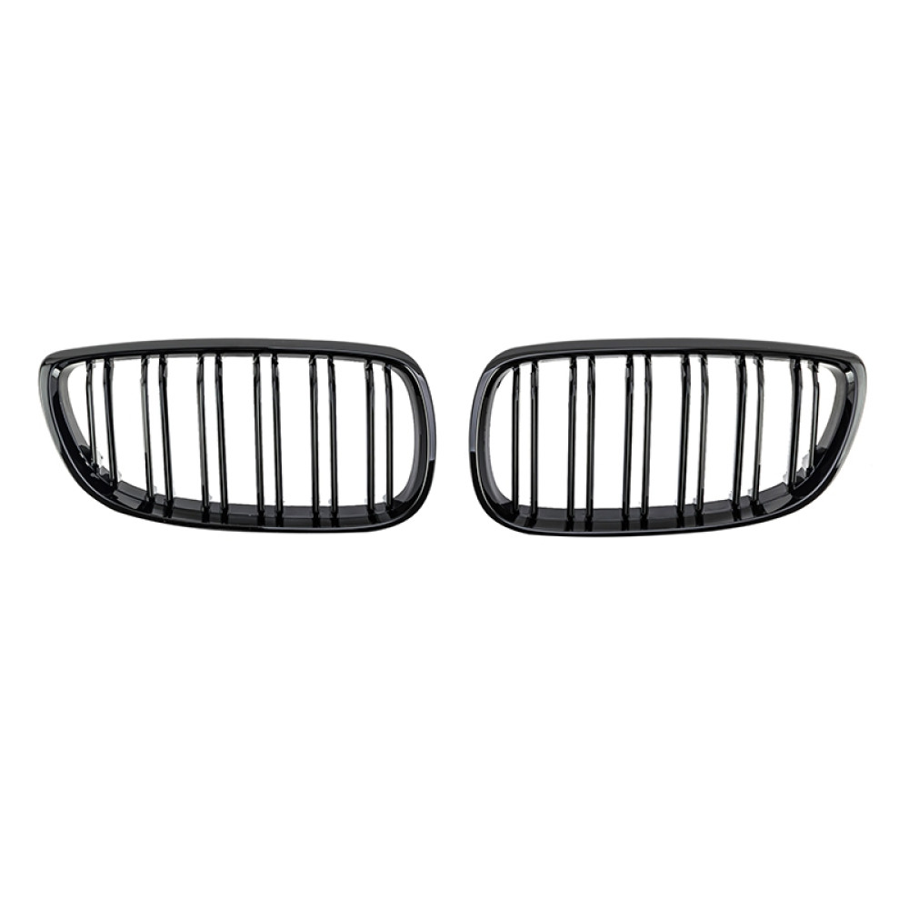 Решітка радіатора (ніздрі) BMW 3-Series E92/E93 (2007-2010) в стилі M3 (Gloss Black)