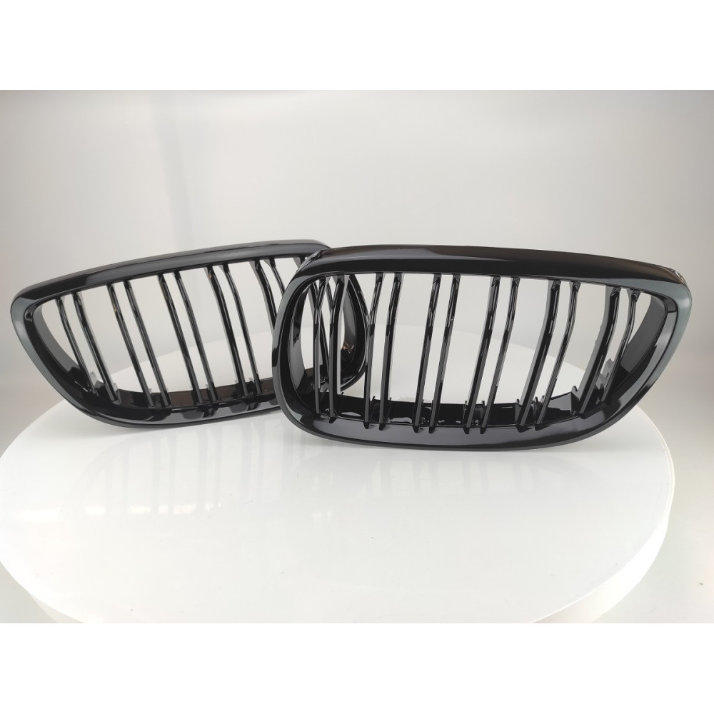 Решетка радиатора (ноздри) BMW 3-Series E92/E93 (2007-2010) в стиле M3 (Gloss Black)
