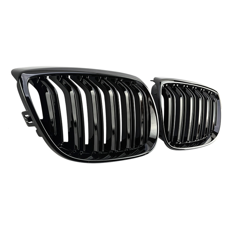Решітка радіатора (ніздрі) BMW 3-Series E92/E93 (2007-2010) в стилі M3 (Gloss Black)