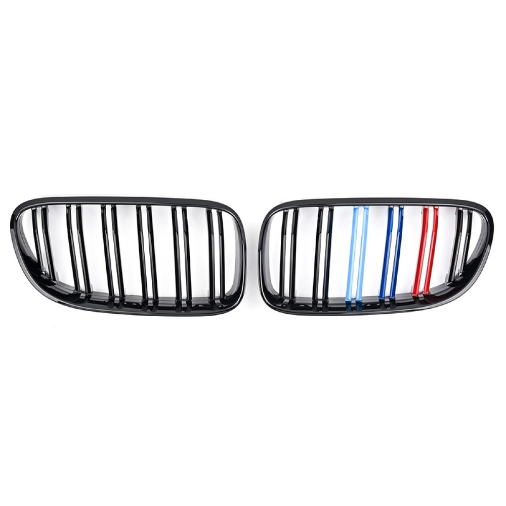 Решітка радіатора (ніздрі) BMW 3-Series E92/E93 (2010-2013) в стилі M3 (Tri-Color)