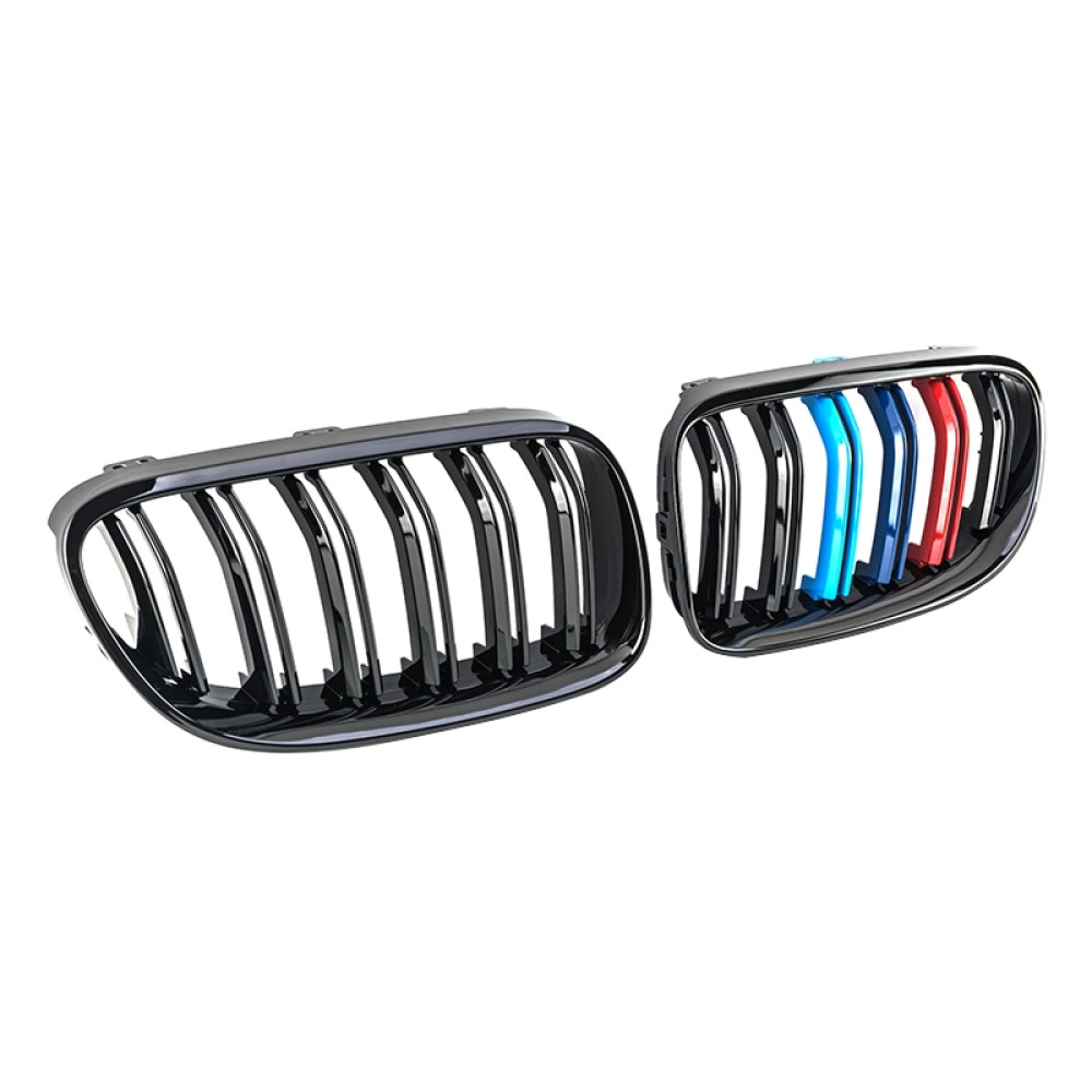 Решетка радиатора (ноздри) BMW 3-Series E92/E93 (2010-2013) в стиле M3 (Tri-Color)
