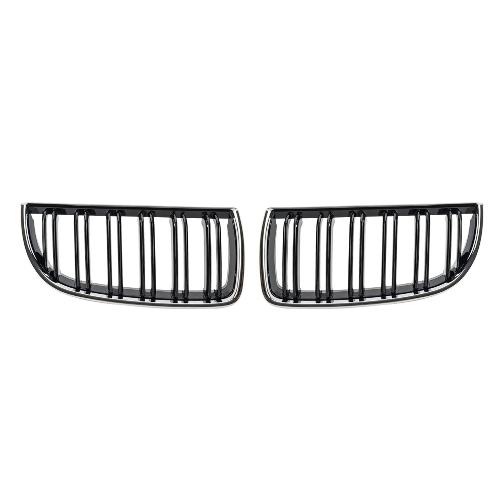 Решетка радиатора (ноздри) BMW 3-Series E90/E91 (2005-2008) в стиле M3-Look (Chrome/Gloss Black)