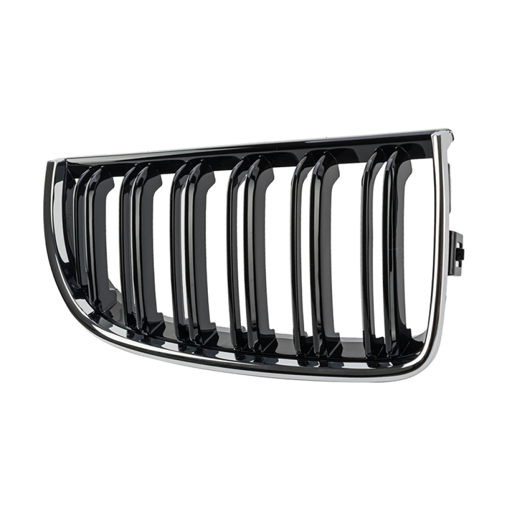 Решетка радиатора (ноздри) BMW 3-Series E90/E91 (2005-2008) в стиле M3-Look (Chrome/Gloss Black)