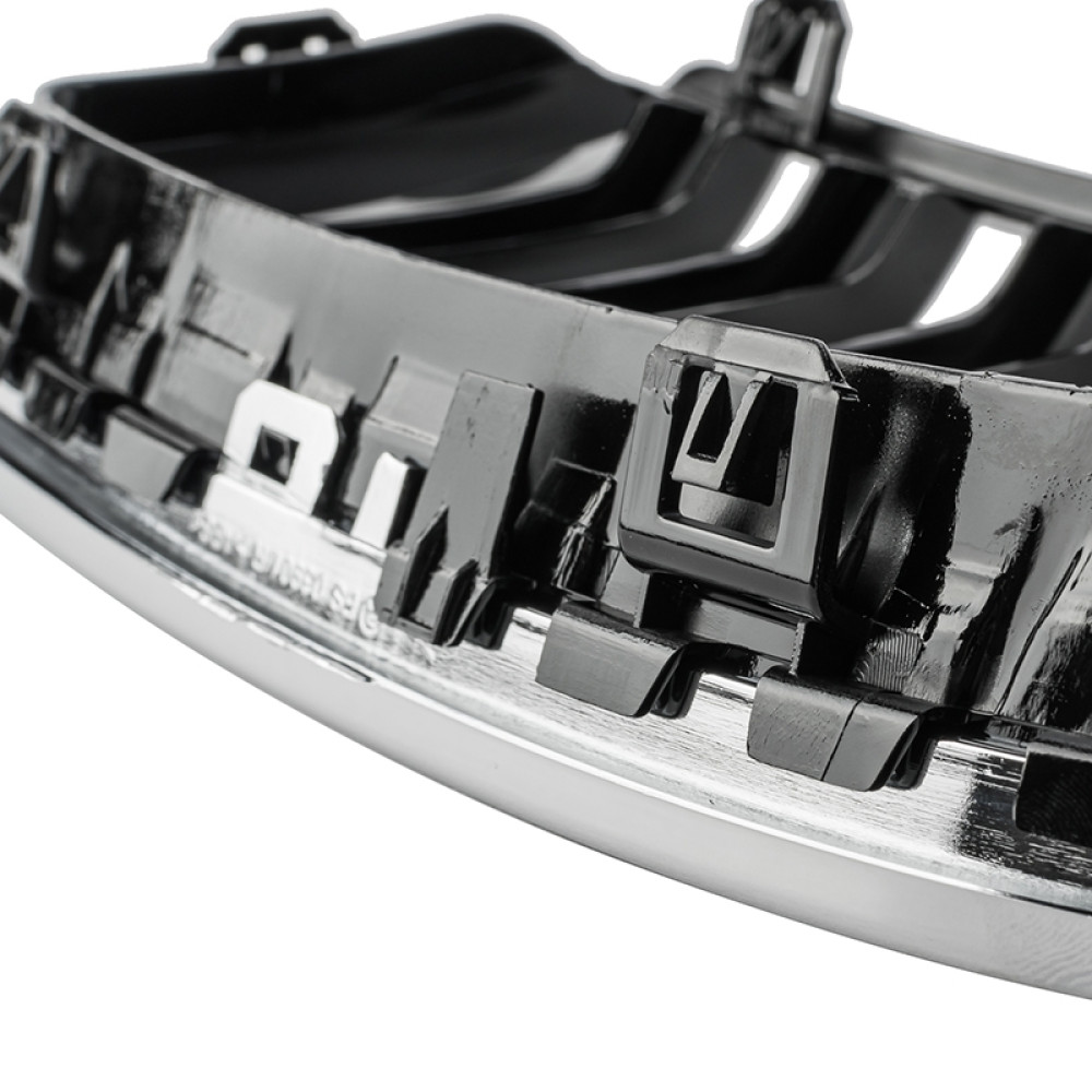 Решетка радиатора (ноздри) BMW 3-Series E90/E91 (2005-2008) в стиле M3-Look (Chrome/Gloss Black)