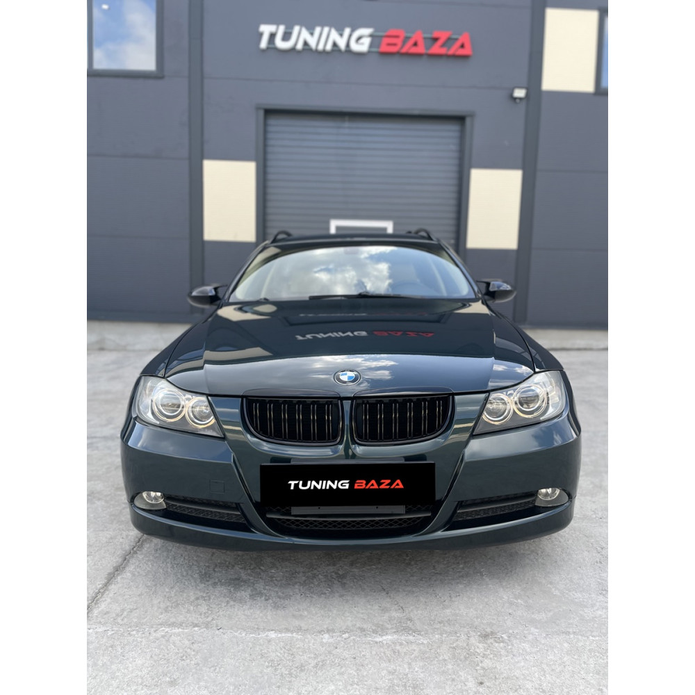 Решітка радіатора (ніздрі) BMW 3-Series E90/E91 (2005-2008) в стилі M3 Gloss Black