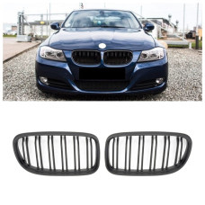 Решітка радіатора (ніздрі) BMW 3-Series E90/E91 (2009-2012) в стилі M3 (Matte Black)