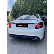 Спойлер кришки багажника Mercedes C-Class W205 (2014-2021) у стилі AMG C63