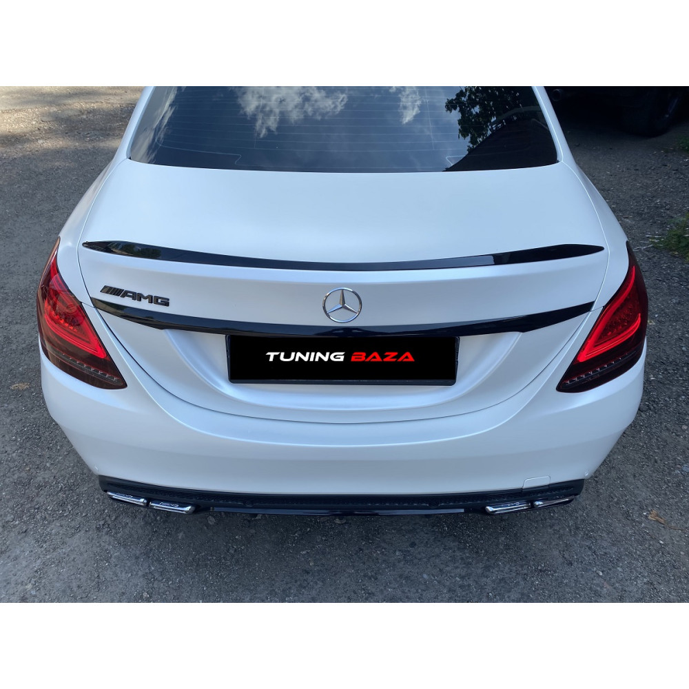 Спойлер кришки багажника Mercedes C-Class W205 (2014-2021) у стилі AMG C63
