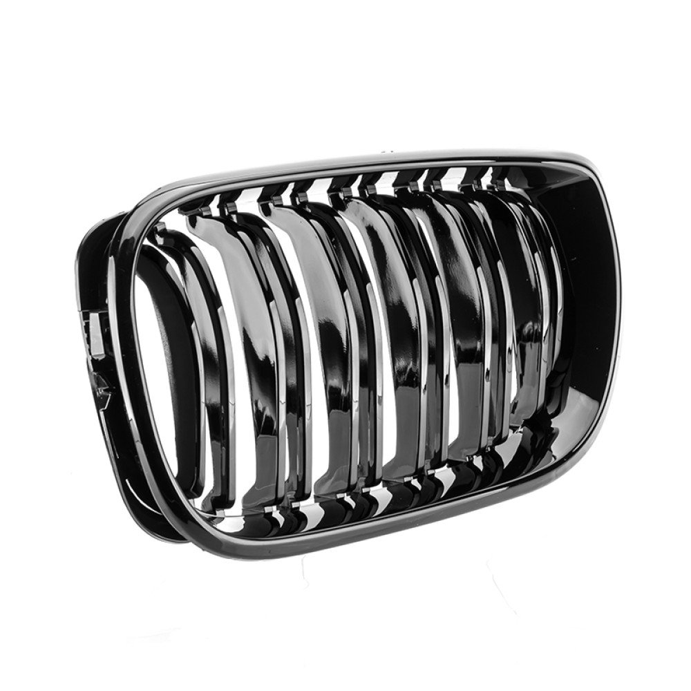 Решетка радиатора (ноздри) BMW 3-Series E46 (2001-2006) в стиле M3 (Gloss Black)