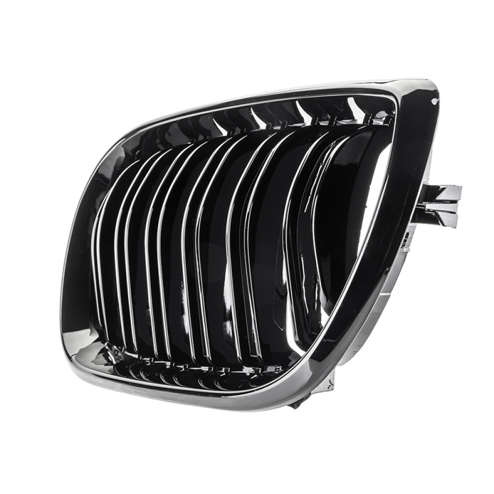 Решетка радиатора (ноздри) BMW 3-Series E46 (2001-2006) в стиле M3 (Gloss Black)