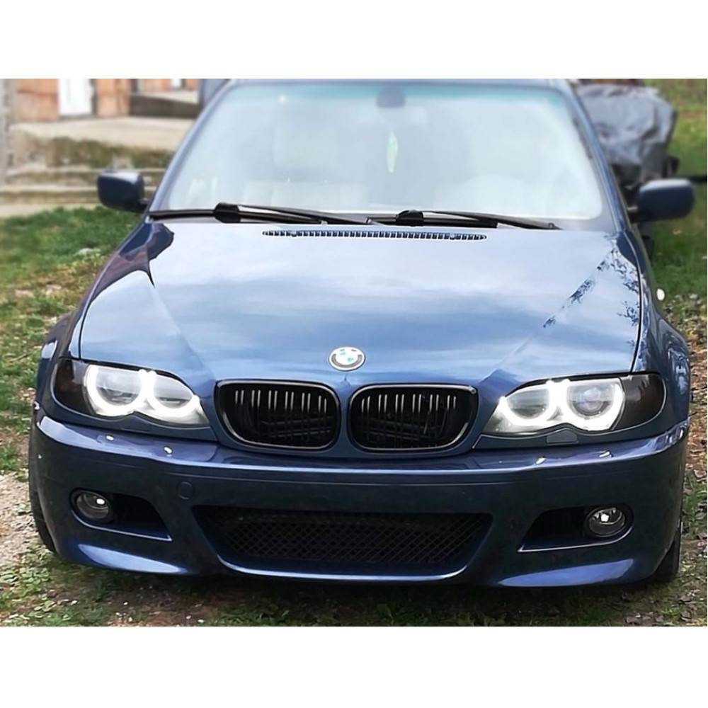 Решетка радиатора (ноздри) BMW 3-Series E46 (2001-2006) в стиле M3 (Gloss Black)