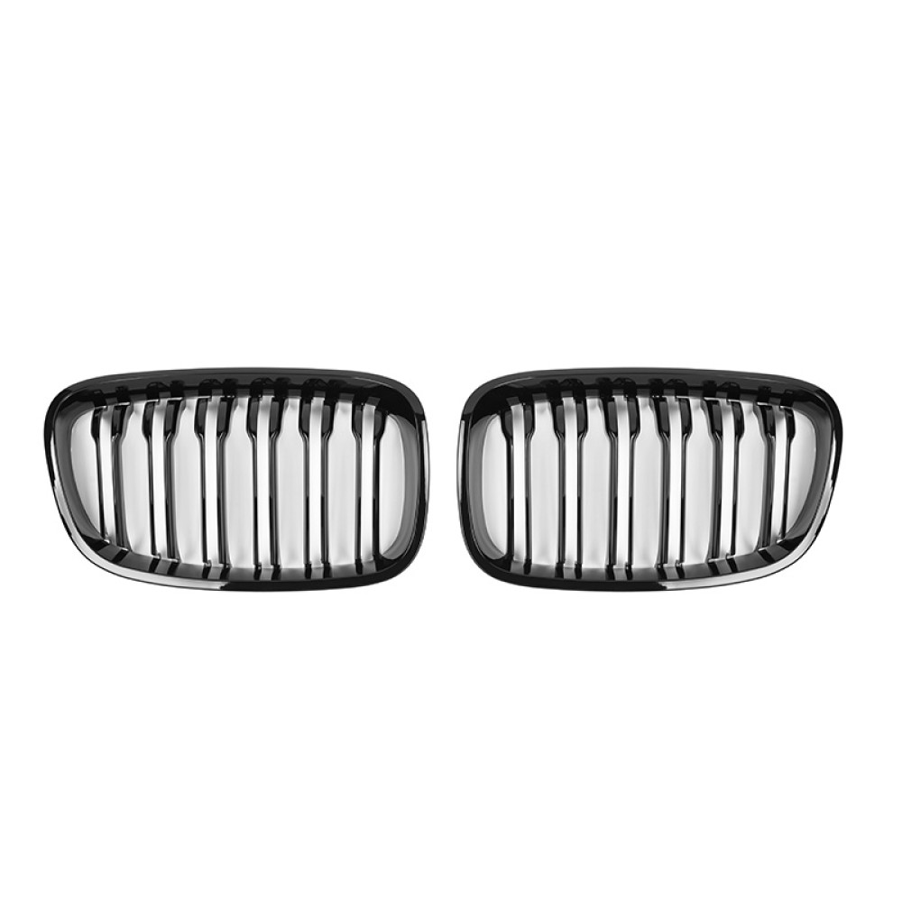 Решетки радиатора (ноздри) BMW 1 F20-F21 M1 Style дорест Gloss Black
