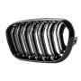 Решетки радиатора (ноздри) BMW 1 F20-F21 M1 Style дорест Gloss Black