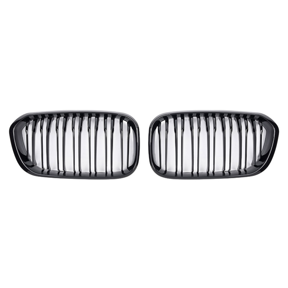 Решетки радиатора (ноздри) BMW 1 F20-F21 LCI M1 Style LCI Gloss Black