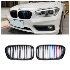 Решітка радіатора (ніздрі) BMW 1-Series F20/F21 (2015-2018) в стилі M1-Look (Tri-Color)