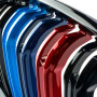 Решетка радиатора (ноздри) BMW 1-Series F20/F21 (2015-2018) в стиле M1-Look (Tri-Color)