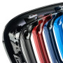 Решетка радиатора (ноздри) BMW 1-Series F20/F21 (2015-2018) в стиле M1-Look (Tri-Color)