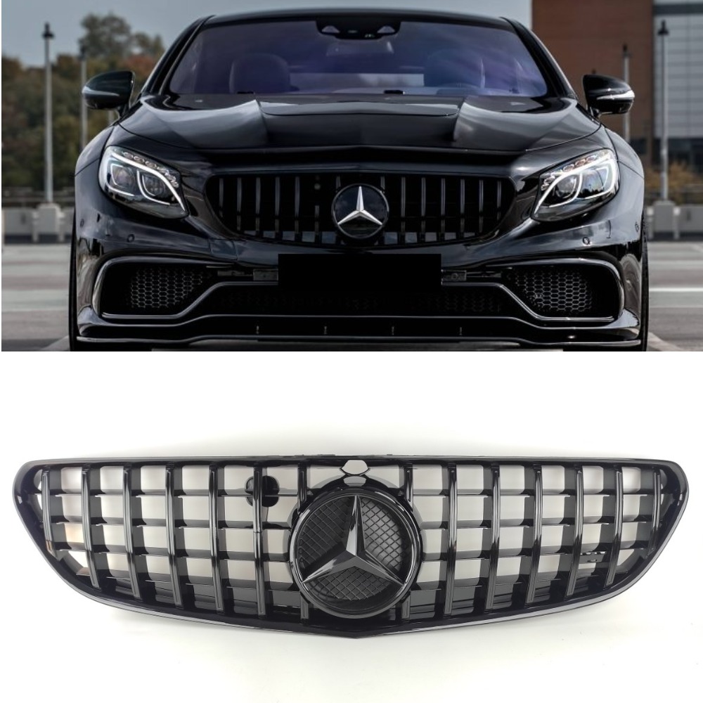 Решетка радиатора для Mercedes S-Class Coupe C217 GT Black