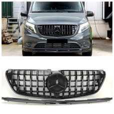 Решітка радіатора Mercedes Vito V W447 (2019-2023) у стилі AMG GT Panamericana