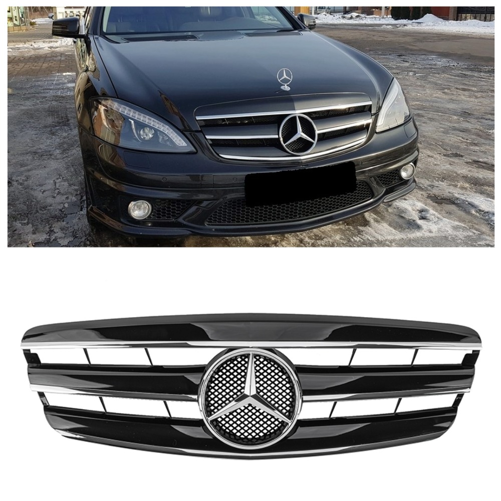 Решетка радиатора для Mercedes S-Class W221 (2005-2009) в стиле AMG
