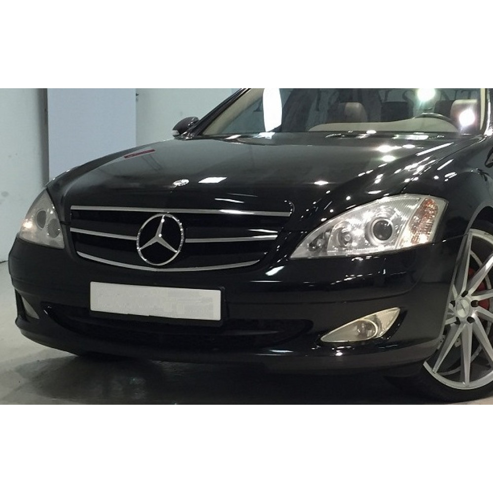 Решетка радиатора для Mercedes S-Class W221 (2005-2009) в стиле AMG