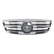 Решетка радиатора Mercedes S-Class W220 (2002-2005) в стиле AMG (Chrome) Решетка радиатора Mercedes S-Class W220 (2002-2005) в стиле AMG (Chrome)