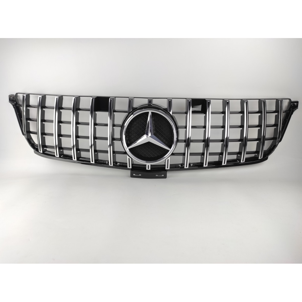 Решітка радіатора Mercedes ML Class W166 стиль GT Panamericana Хром