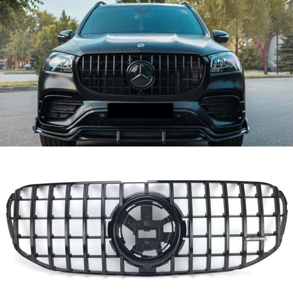 Решітка радіатора Mercedes-Benz GLS X167 (2019-2023) у стилі AMG Panamericana