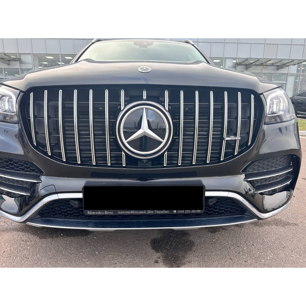 Решітка радіатора Mercedes Benz GLS X167 (2019-2023) у стилі AMG Panamericana