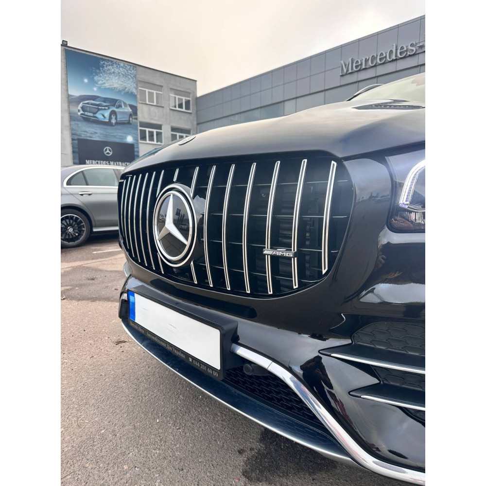 Решітка радіатора Mercedes Benz GLS X167 (2019-2023) у стилі AMG Panamericana
