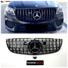Решітка радіатора Mercedes Benz GLS X166 (2016-2019) у стилі GT Panamericana без камери 360