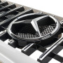 Решетка радиатора Mercedes G-Class W463 (1990-2014) в стиле GT Panamericana (White Chrome)