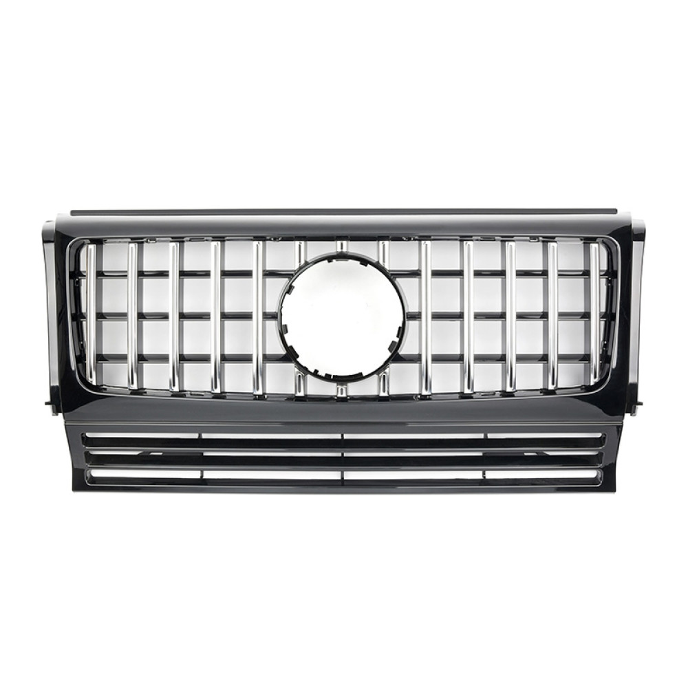 Решетка радиатора Mercedes G-Class W463 в стиле GT PANAMERICANA Black Chrome