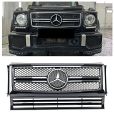 Решітка радіатора Mercedes G-Class W463 (1990-2014) у стилі AMG (Black) Решітка радіатора Mercedes G-Class W463 (1990-2014) у стилі AMG (Black)