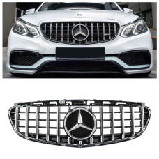 Решітка радіатора Mercedes E-Class W212 (2013-2016) у стилі Panamericana (Chrome)