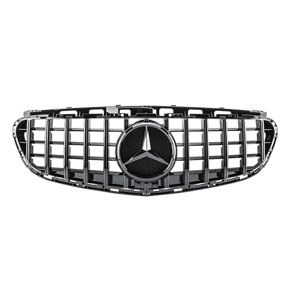 Решітка радіатора Mercedes E-Class W212 (2013-2016) у стилі Panamericana (Avantgarde Black)
