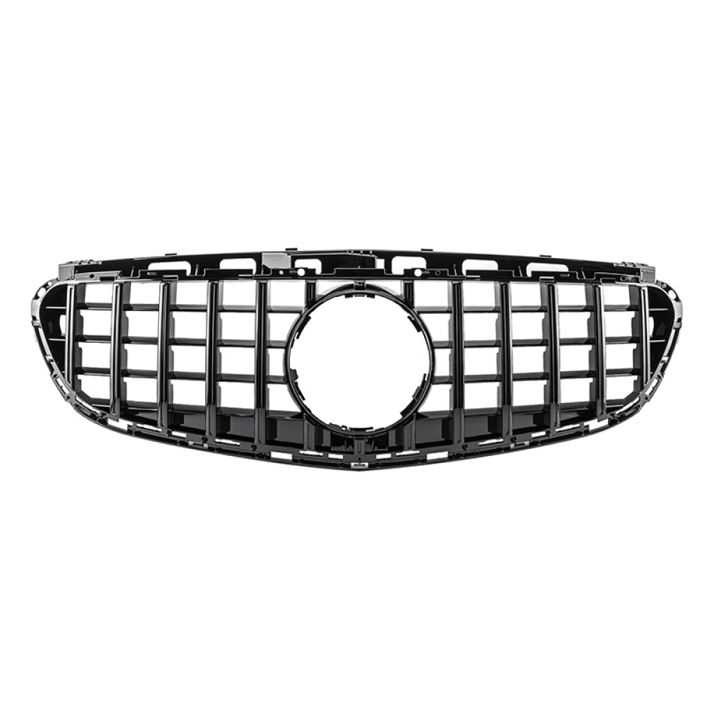 Решетка радиатора Mercedes E-Class W212 (2013-2016) в стиле Panamericana (Avantgarde Black)