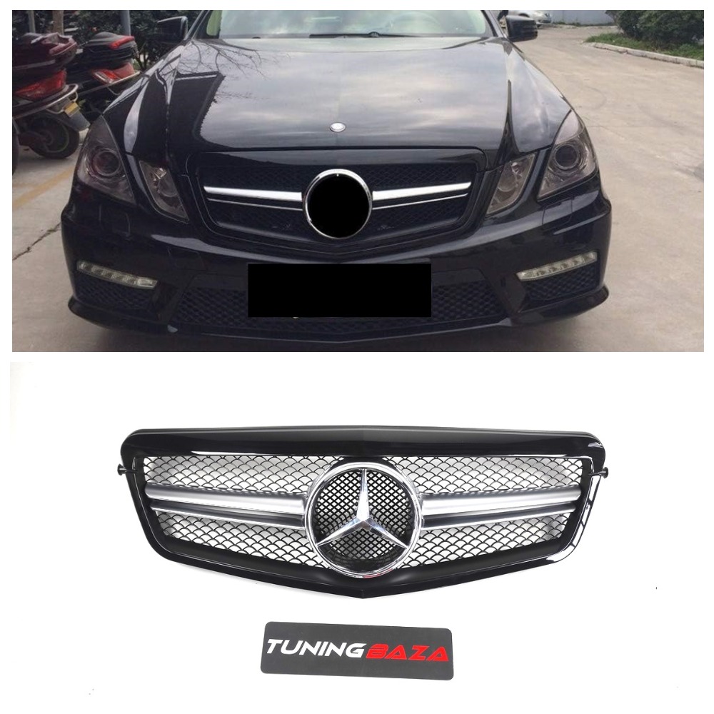 Решітка радіатора для Mercedes E-Class W212 (2009-2013) у стилі AMG
