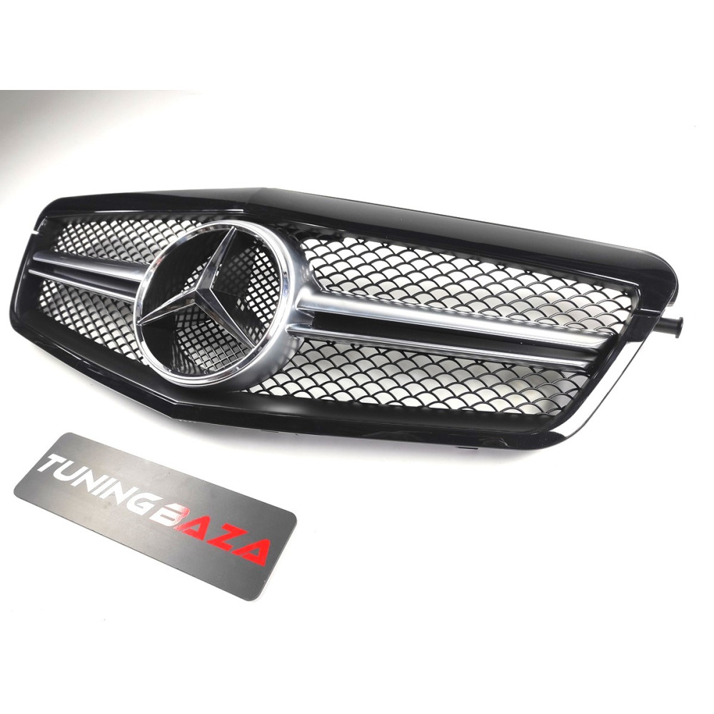 Решетка радиатора для Mercedes E-Class W212 (2009-2013) в стиле AMG