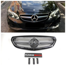 Решітка радіатора для Mercedes E-Class W212 (2013-2016) у стилі AMG
