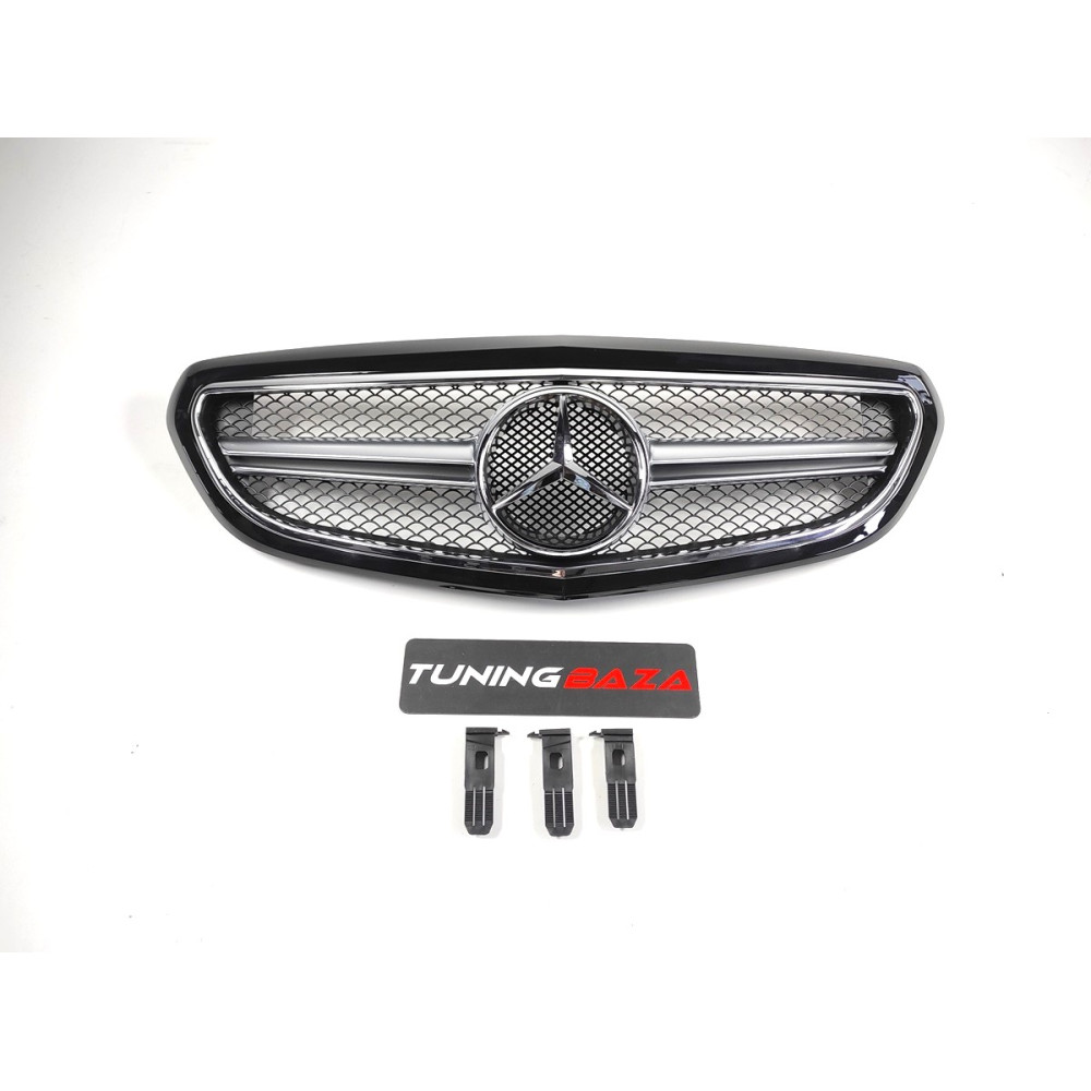 Решетка радиатора для Mercedes E-Class W212 (2013-2016) в стиле AMG