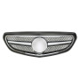 Решітка радіатора для Mercedes E-Class W212 (2013-2016) у стилі AMG (Black Matte Chrome)