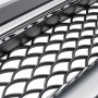 Решітка радіатора для Mercedes E-Class W212 (2013-2016) у стилі AMG (Black Matte Chrome)