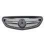 Решітка радіатора для Mercedes E-Class W212 (2013-2016) у стилі AMG (Black Matte Chrome)