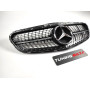 Решітка радіатора для Mercedes E-Class W212 (2013-2016) у стилі Diamond AMG Avantgarde Black Chrome