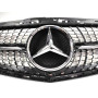 Решітка радіатора для Mercedes E-Class W212 (2013-2016) у стилі Diamond AMG Avantgarde Black Chrome