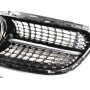 Решітка радіатора для Mercedes E-Class W212 (2013-2016) у стилі Diamond AMG Avantgarde Black Chrome