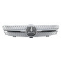 Решетка радиатора Mercedes CLS W219 (2004-2008) в стиле AMG (Silver Chrome)